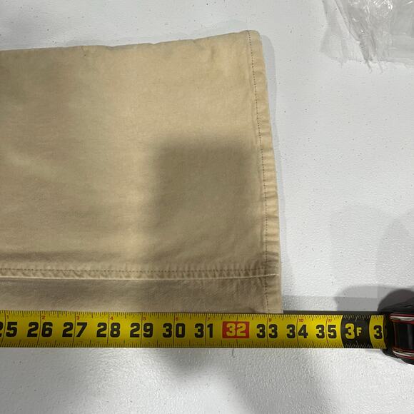 New Urban Outfitters Pants Women's Size 25 Flare Leg Ruched V-Front Pants Ivory - Picture 7 of 7